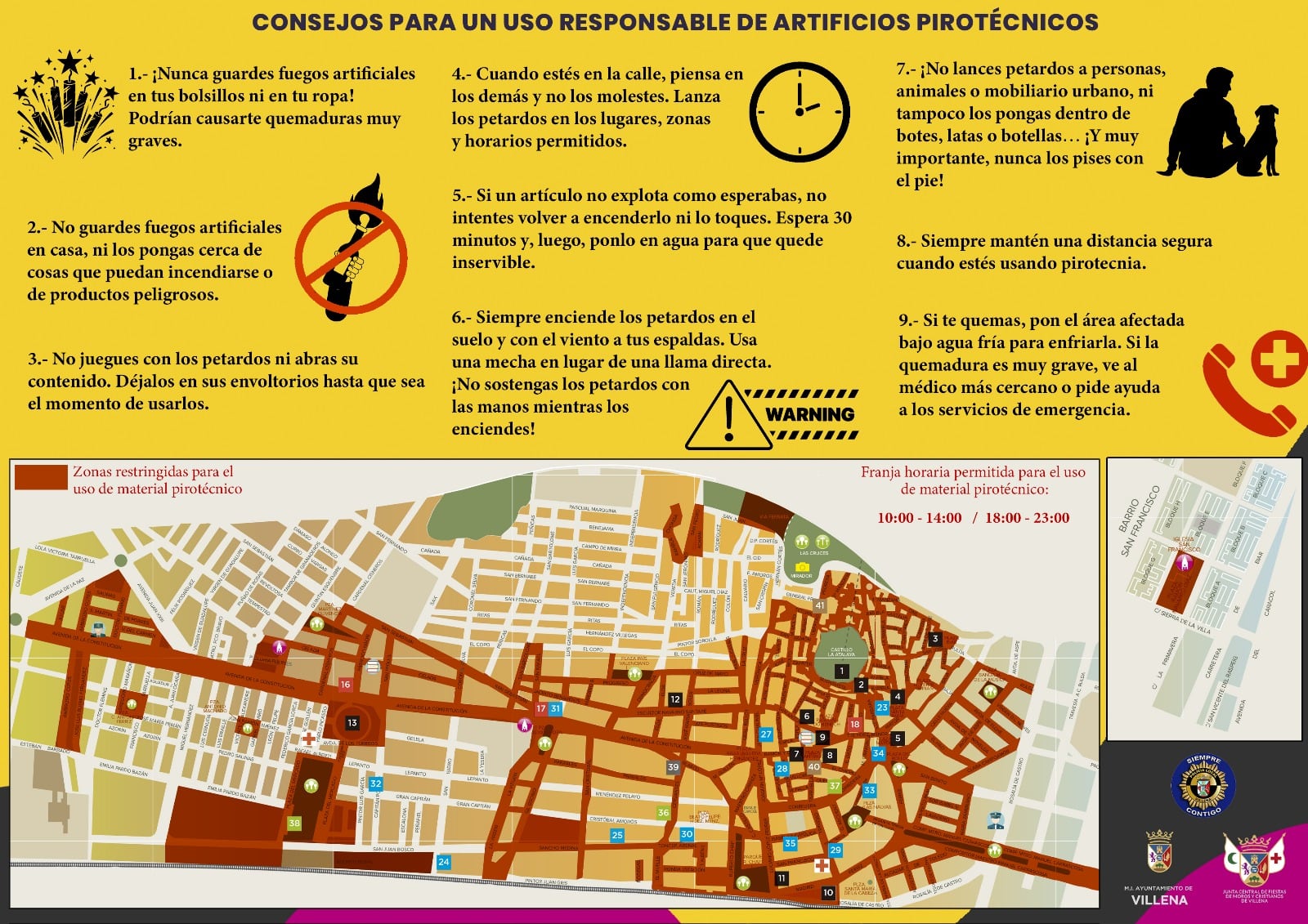 Tríptico de la campaña