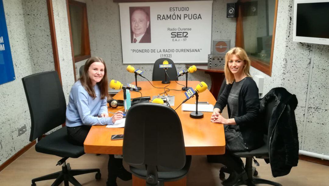 Marina Ortega, candidata socialista al Congreso de los Diputados por Ourense, en el estudio Ramón Puga