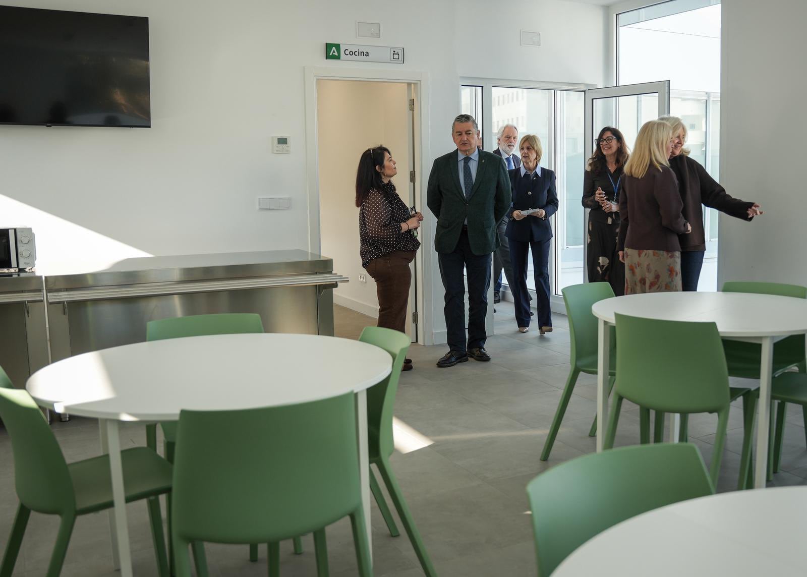 Antonio Sanz este lunes en el Hospital de Jerez