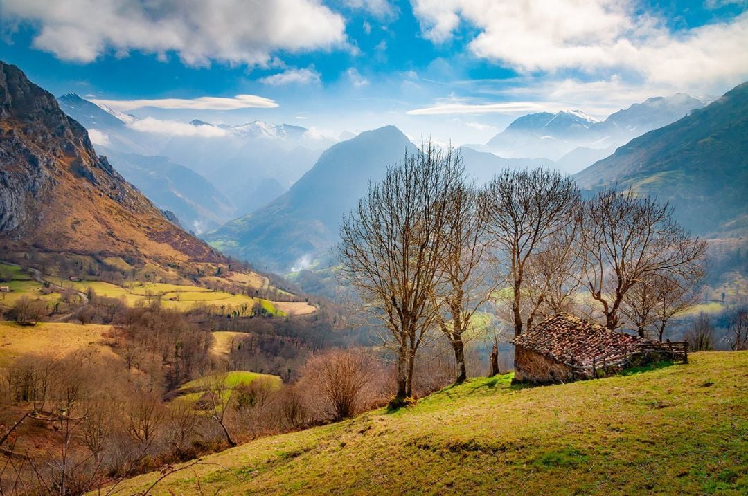 Una de las extraordinarias vistas que podemos disfrutar en el concejo que hoy visitamos