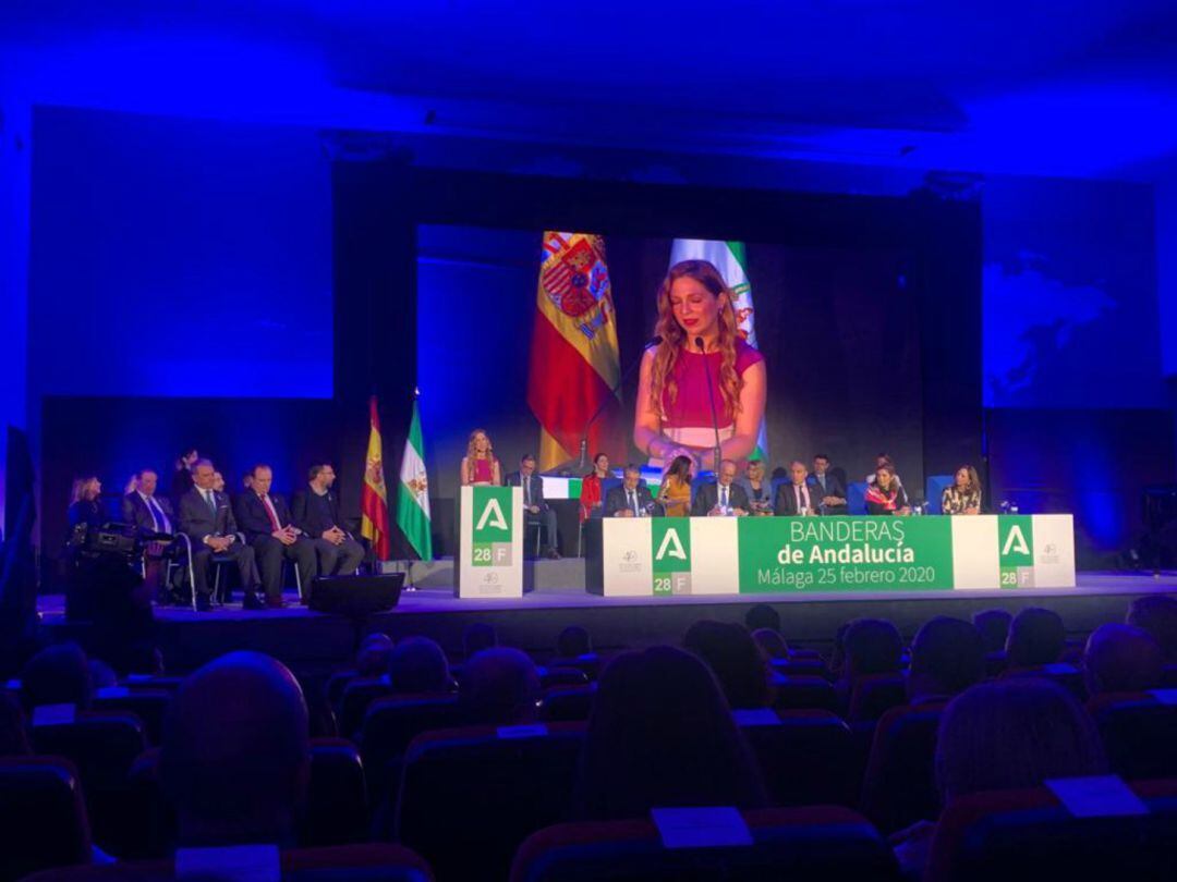 Entrega Banderas de Andalucía en Málaga