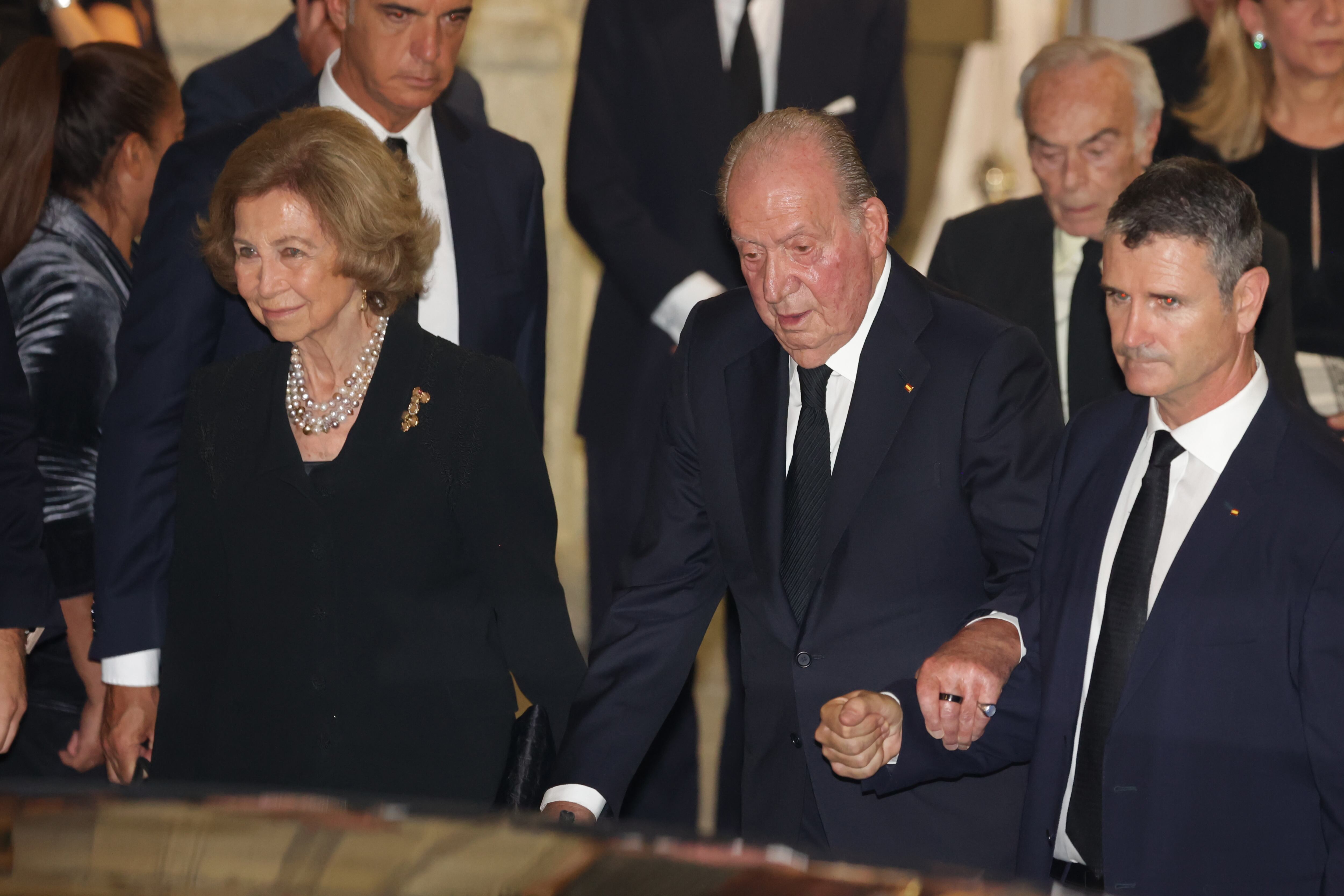 Juan Carlos I y la reina Sofía en una fotografía de archivo.