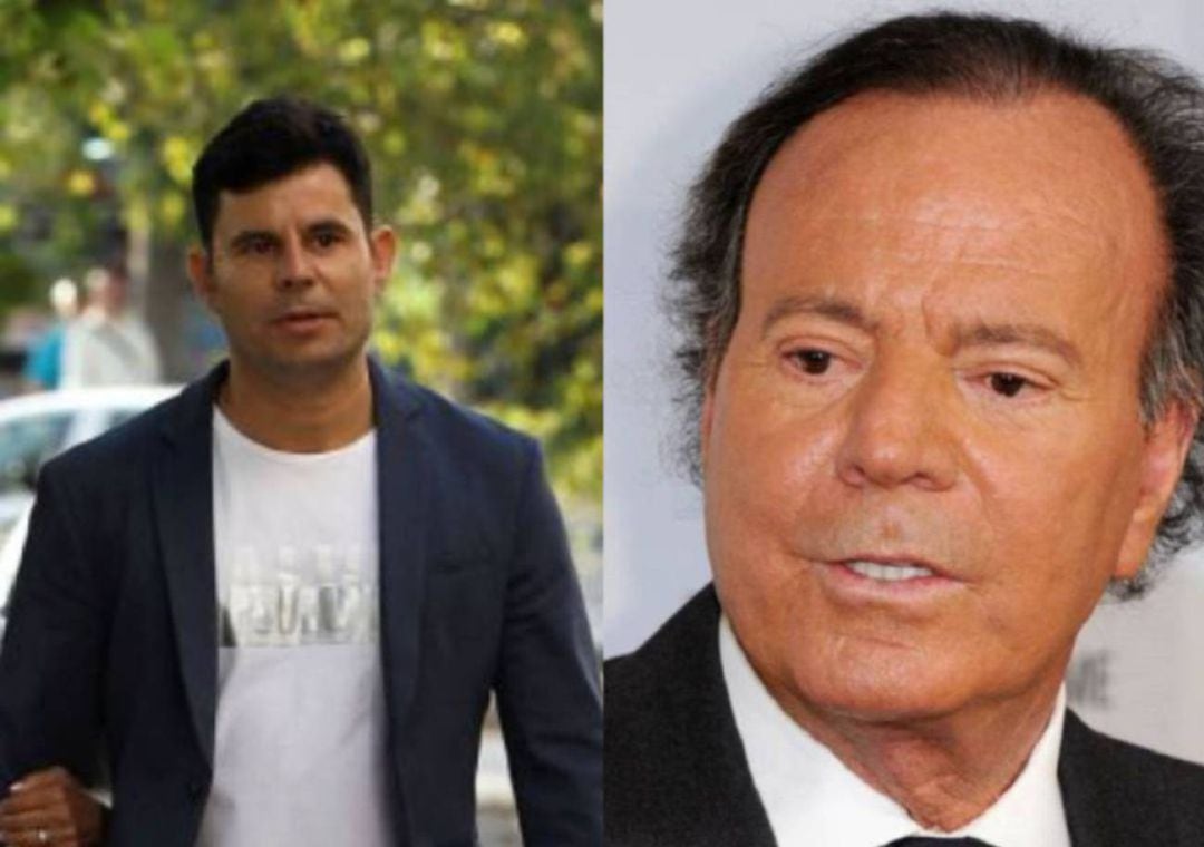 Julio Iglesias (derecha) y Javier S.S (izquierda) en sendas imágenes de archivo