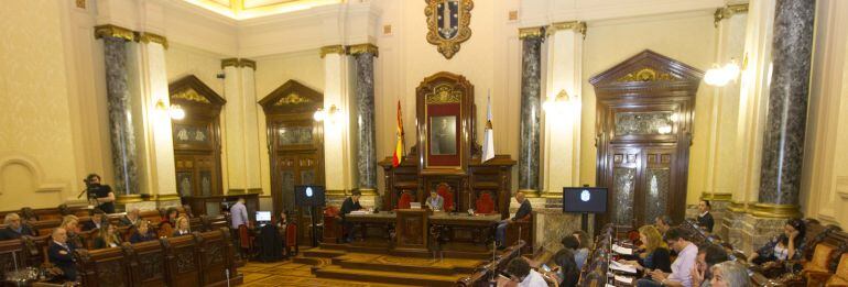 Pleno municipal en A Coruña