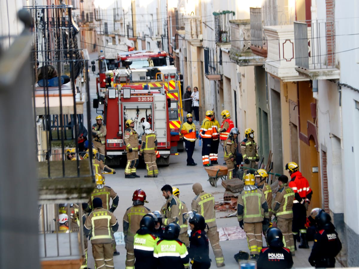 Quatre ferits, dos menys greus, per l'ensorrament d'una casa a Vilanova de Bellpuig