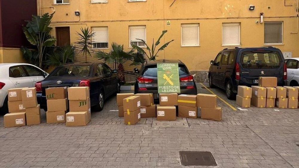 Alijo intervenido por la Guardia Civil