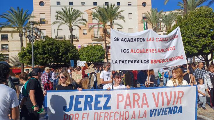 Declaraciones de Alberto Rodríguez, portavoz de la Plataforma "por una vivienda digna"