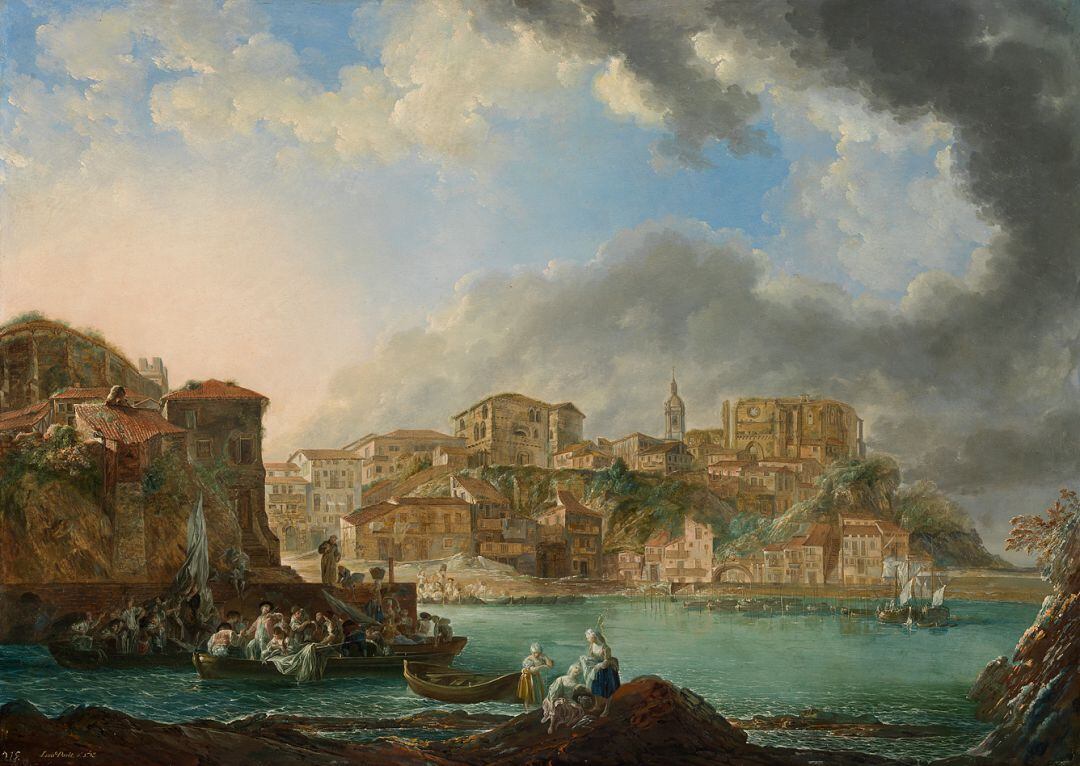  &quot;Vista de Bermeo&quot; (1783) de Luis Paret y Alcázar