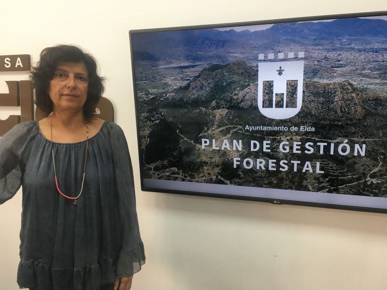 Pilar Calpena, edil de medio ambiente Elda