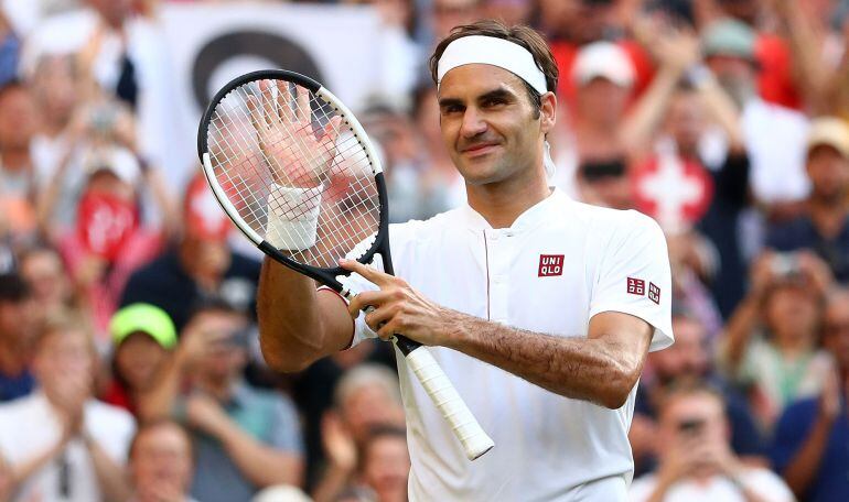 Roger Federer, al término de su partido contra el alemán Jan-Lennard Struff.