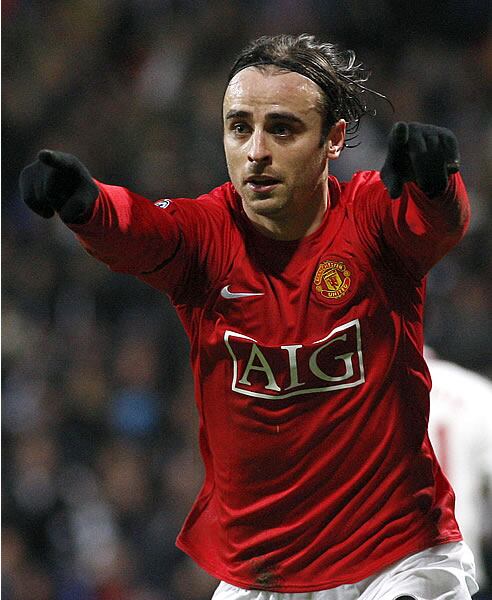 Berbatov, autor del gol de la victoria del Manchester