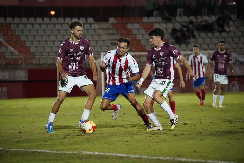 Óscar Castro con el Algeciras