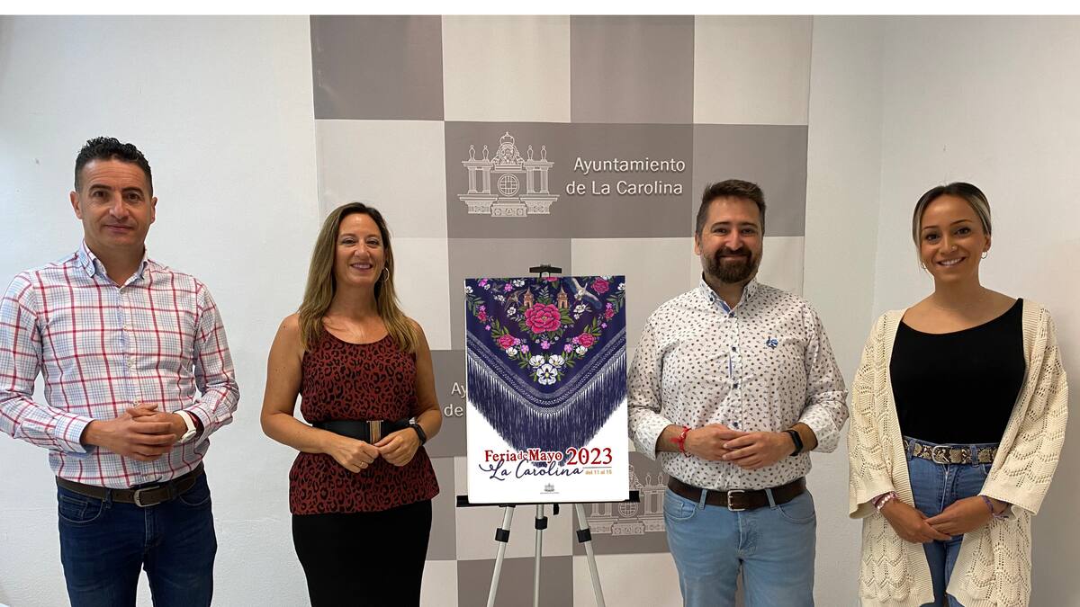 Yolanda reche, alcaldesa de La Carolina. Feria de Mayo 2023