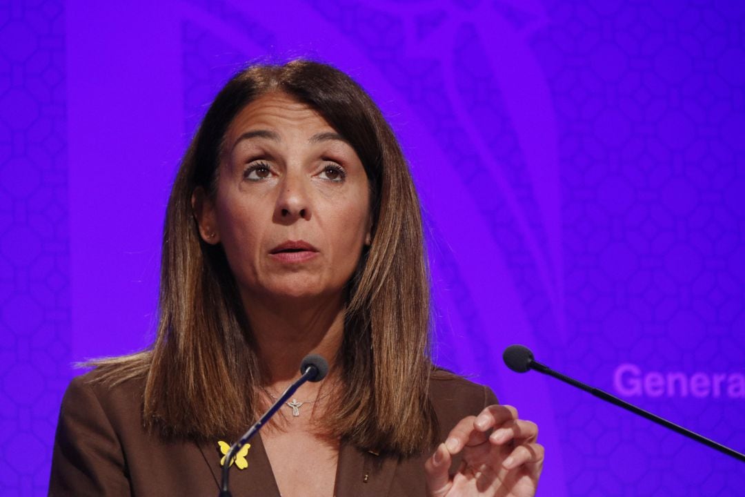 Lla consellera de Presidència i portaveu del Govern, Meritxell Budó, en una imatge d'arxiu