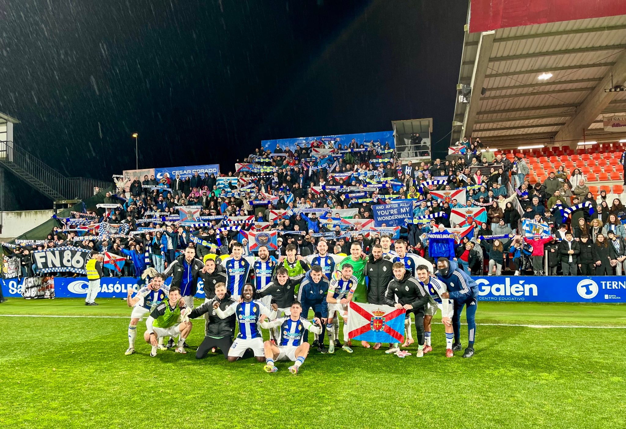 Los bercianos derrotaron al Lugo (0-2) con goles de Andújar y Borja Valle