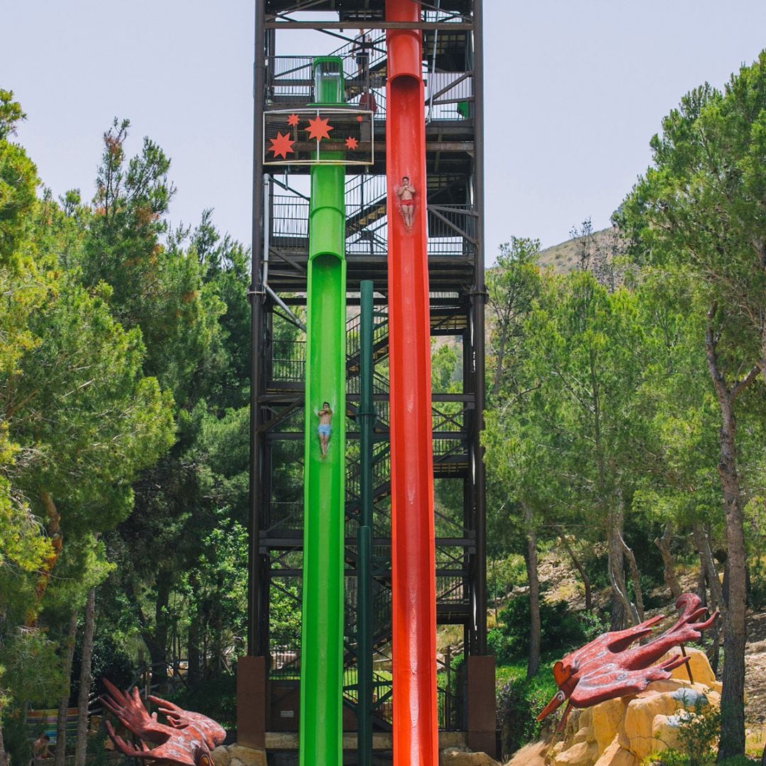 Una de las atracciones de Aqualandia Benidorm