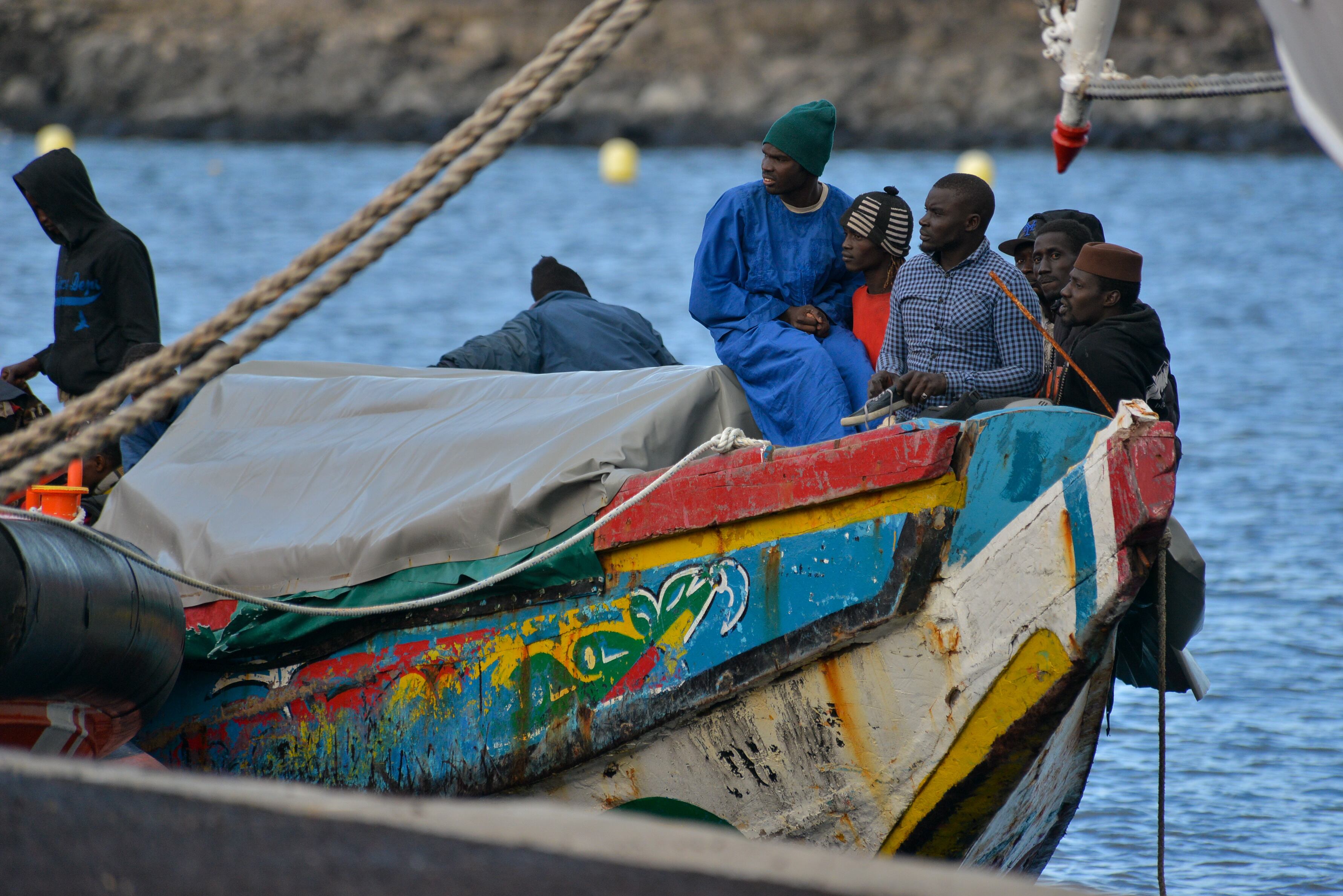 Una pastera procedent del Senegal arriba a l'illa d'El Hierro.