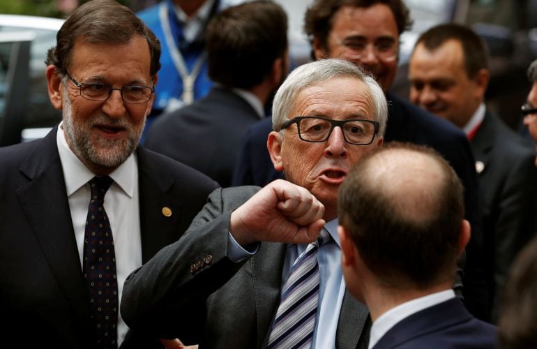 Mariano Rajoy y Jean-Claude Juncker, en una fotografía de archivo. 