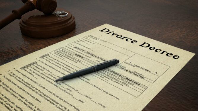 Papeles de divorcio