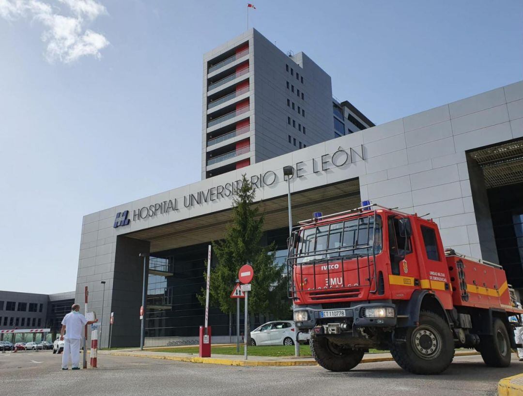 La UME en el Hospital de León