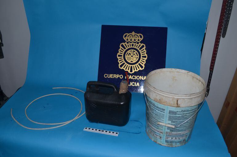 La policía Nacional le pilló "in fraganti"