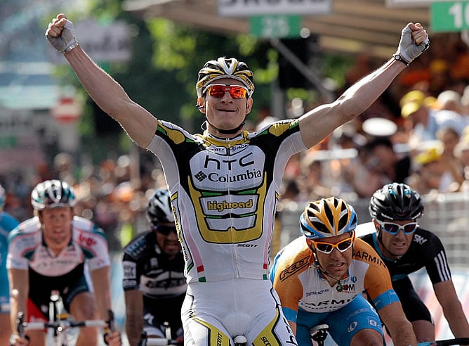 Greipel celebra la victoria