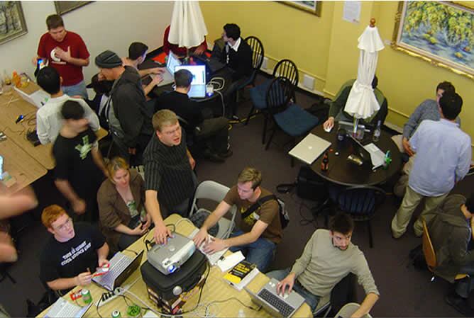 Una de las 'oficinas' de cowork que ofrece la empresa Sand Box Suite en San Francisco