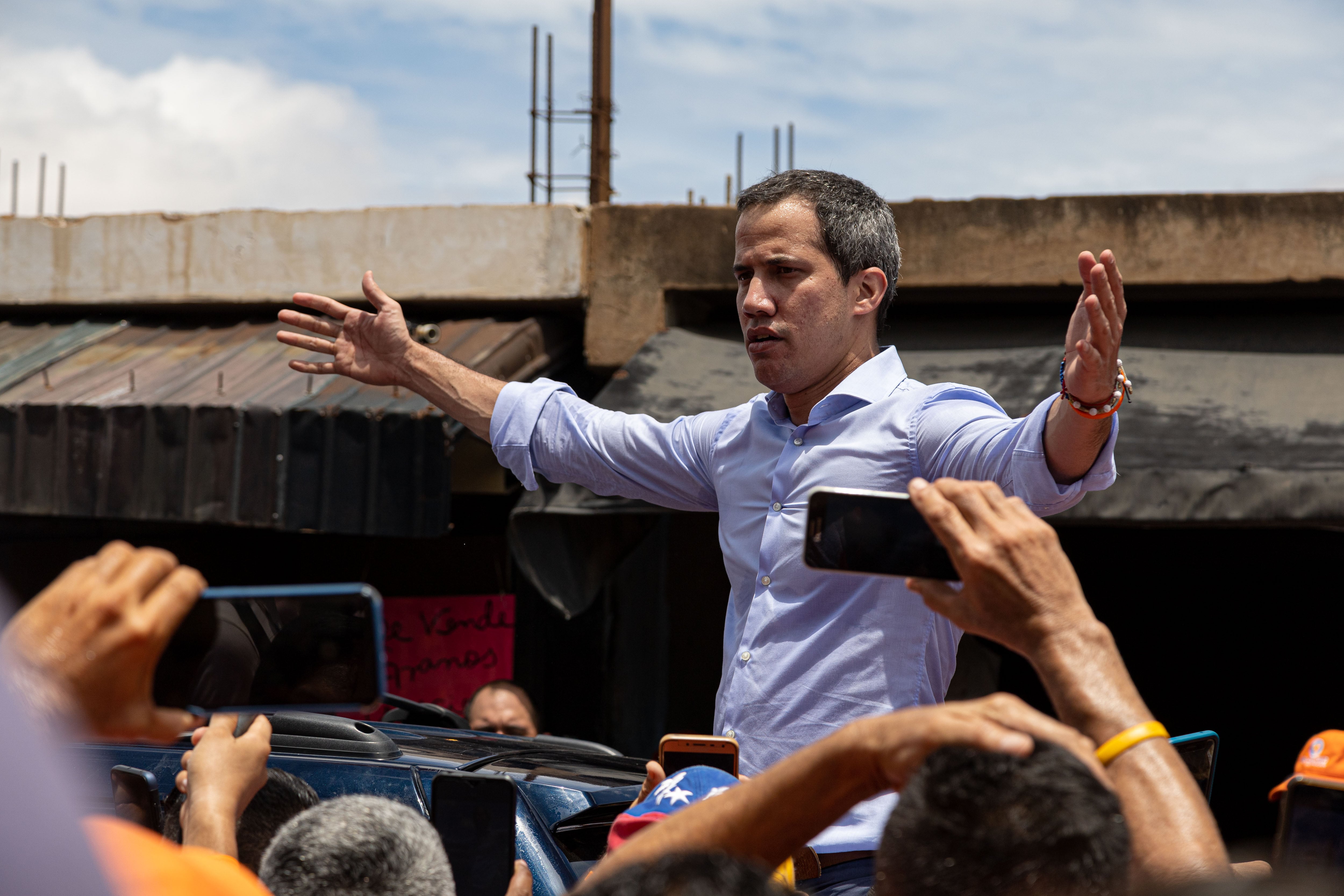 El líder opositor venezolano Juan Guaidó