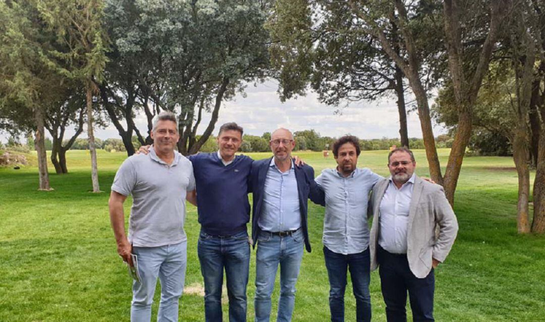 Responsables de ambos clubes