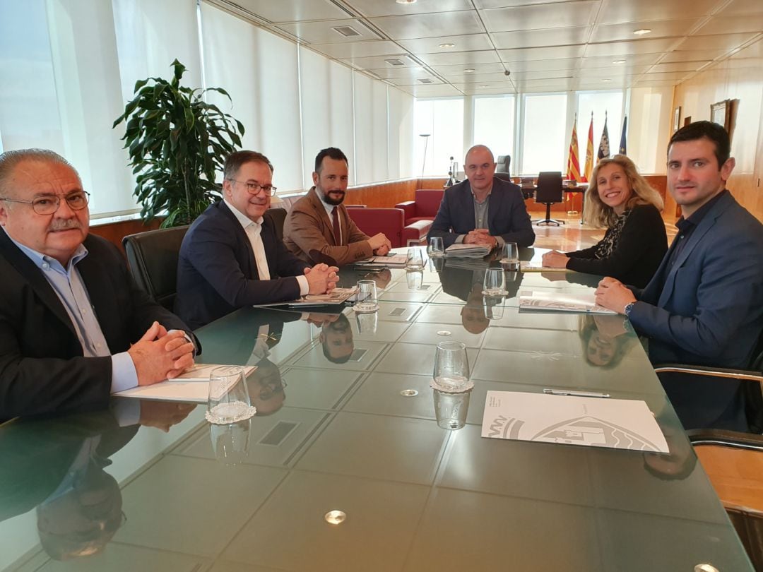 Imagen de la reunión del Consell de Alcaldes del pasado lunes