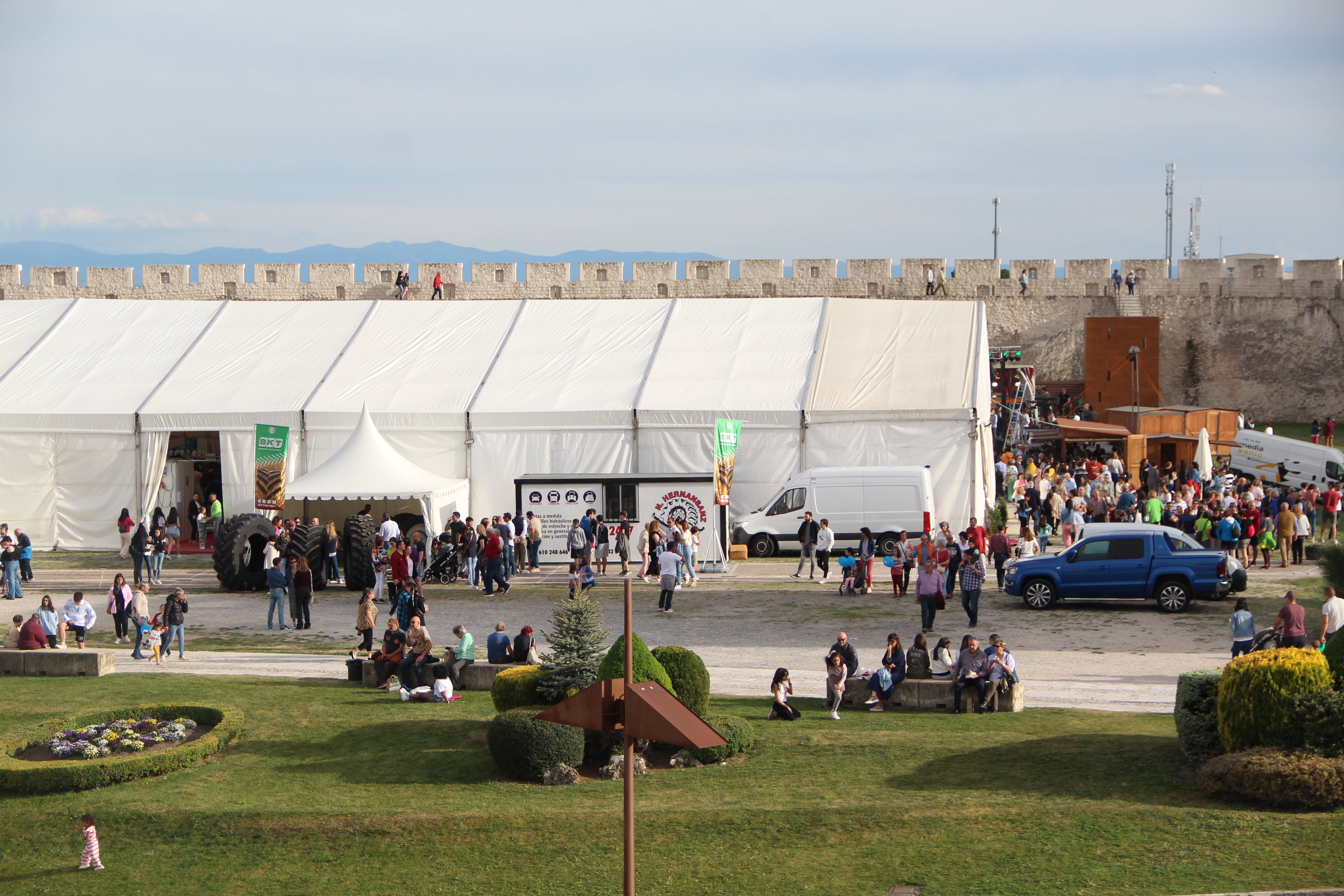 Exteriores de la Feria de Cuéllar en años anteriores