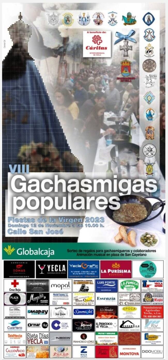 Cartel del acto del domingo