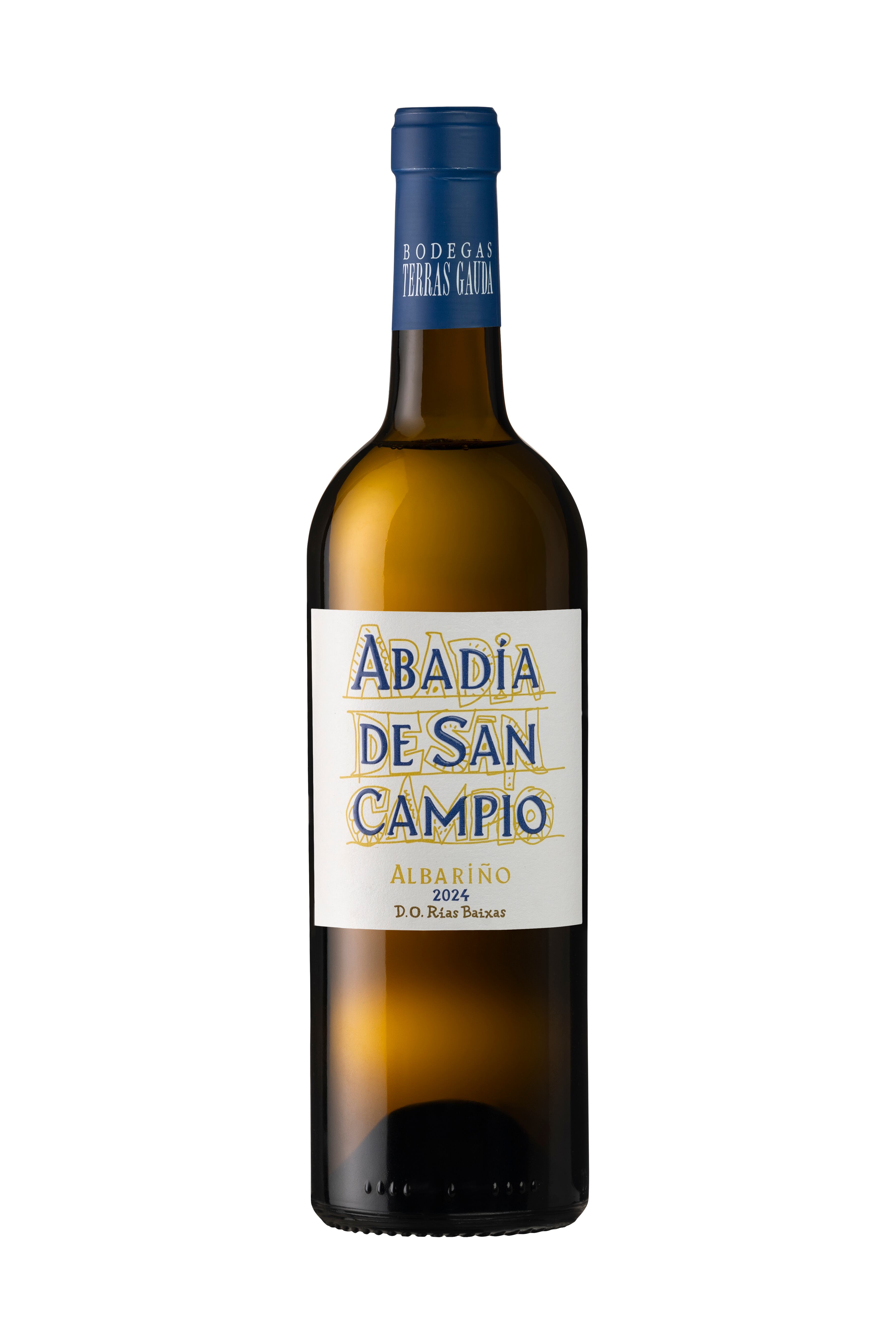 Abadía de San Campio 2024 Bodega Terras Gauda, ilustrada por Javier Mariscal