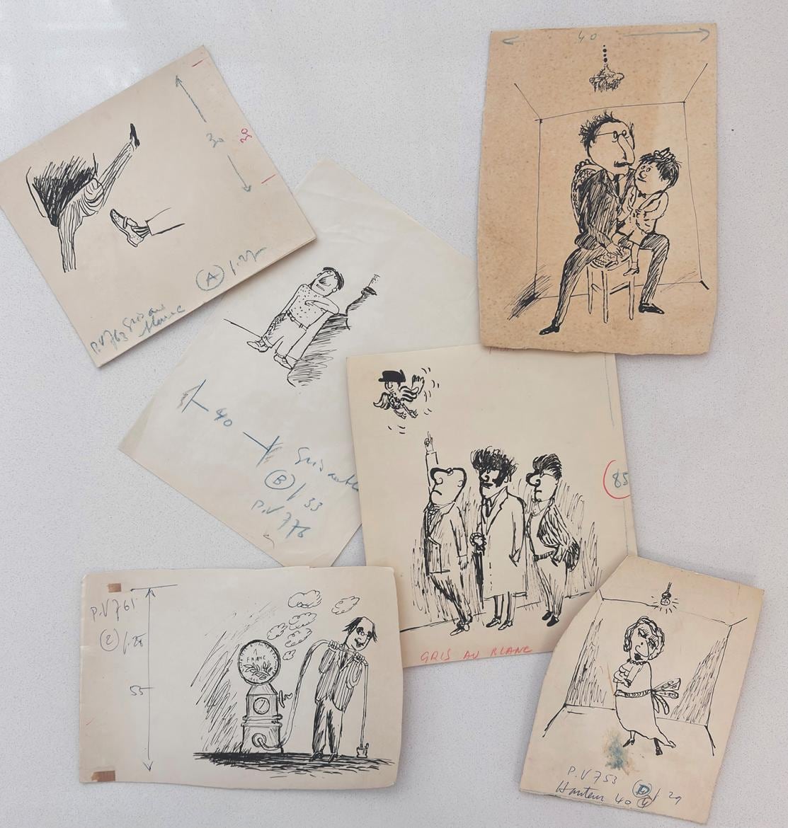 Ilustraciones pertenecientes a Eduardo Arroyo