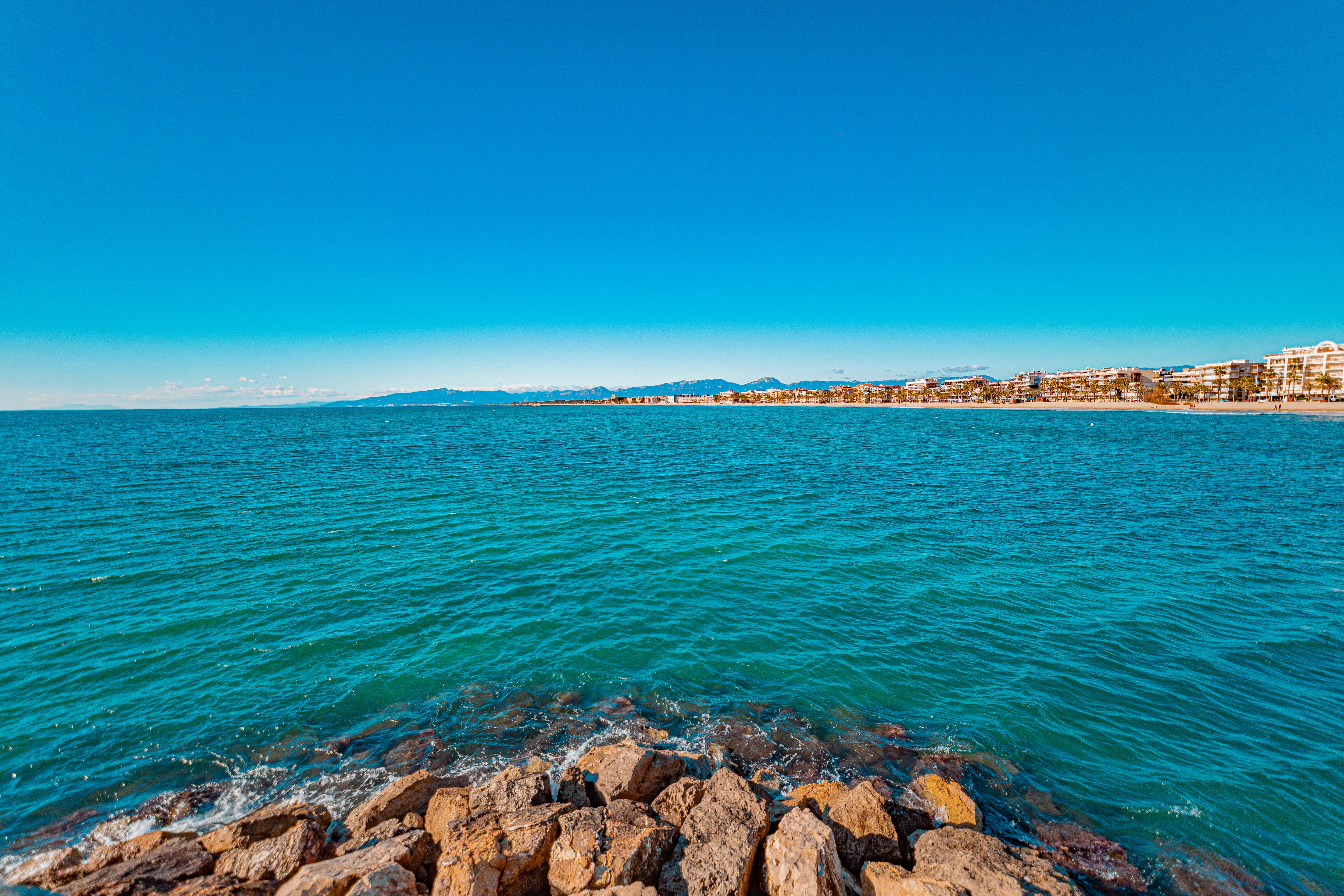 Vista del mirador de la Bocana (Salou)