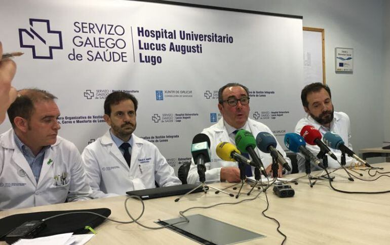 Un momento de la presentación de la ampliación del servicio de Hemodinámica a las tardes en el HULA