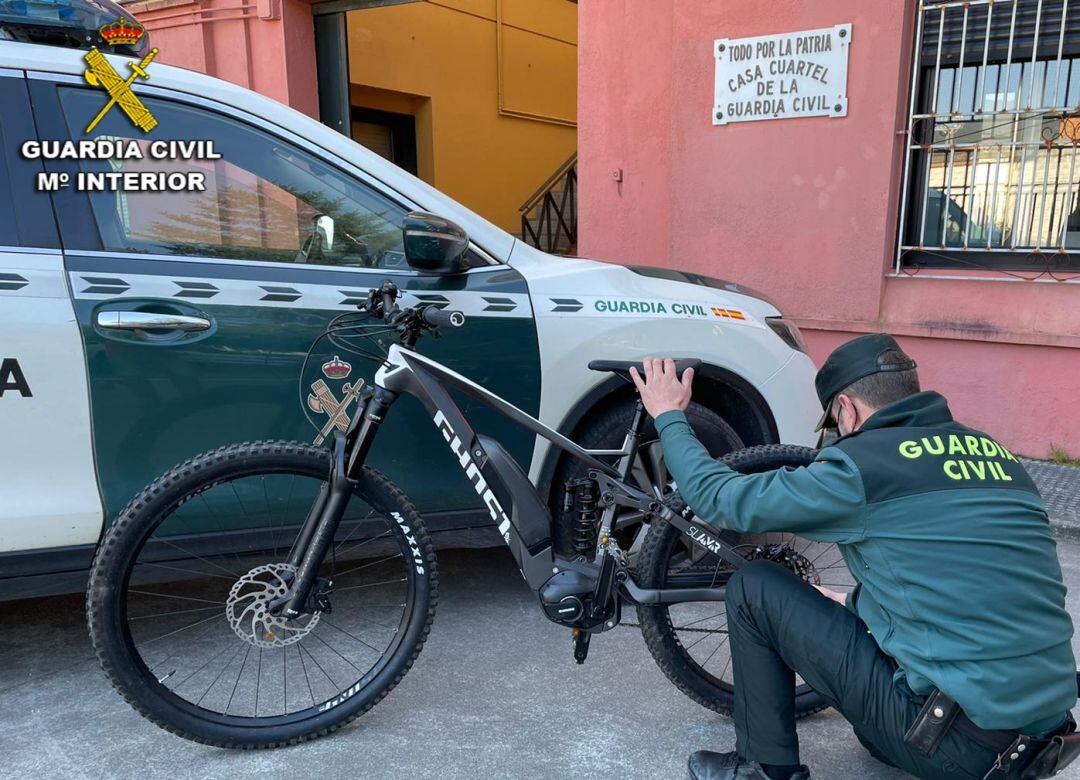 La bicicleta recuperada.