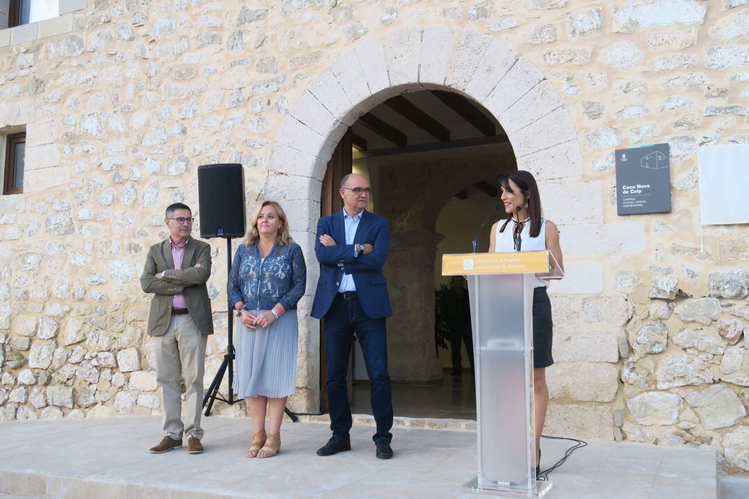 Inauguración de la sede universitaria de Calp.