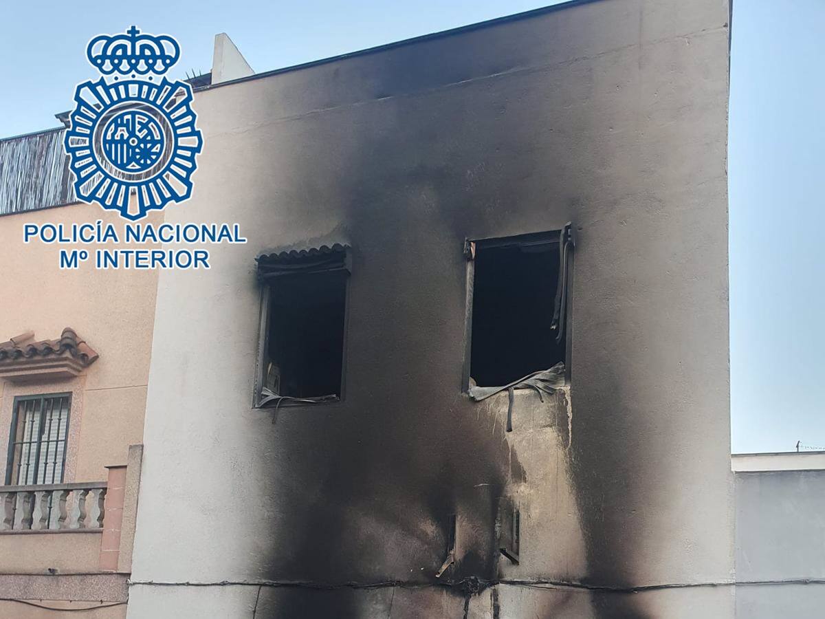 Arrestan en Jerez al presunto responsable de una plantación de marihuana hallada al incendiarse su casa