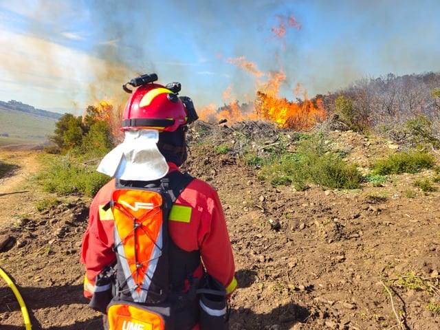 La UME realizará ejercicios de lucha contra los incendios forestales