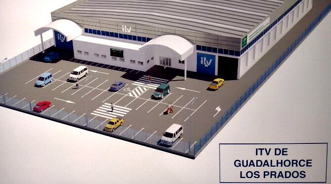Recreación de la nueva ITV Guadalhorce-Los Prados