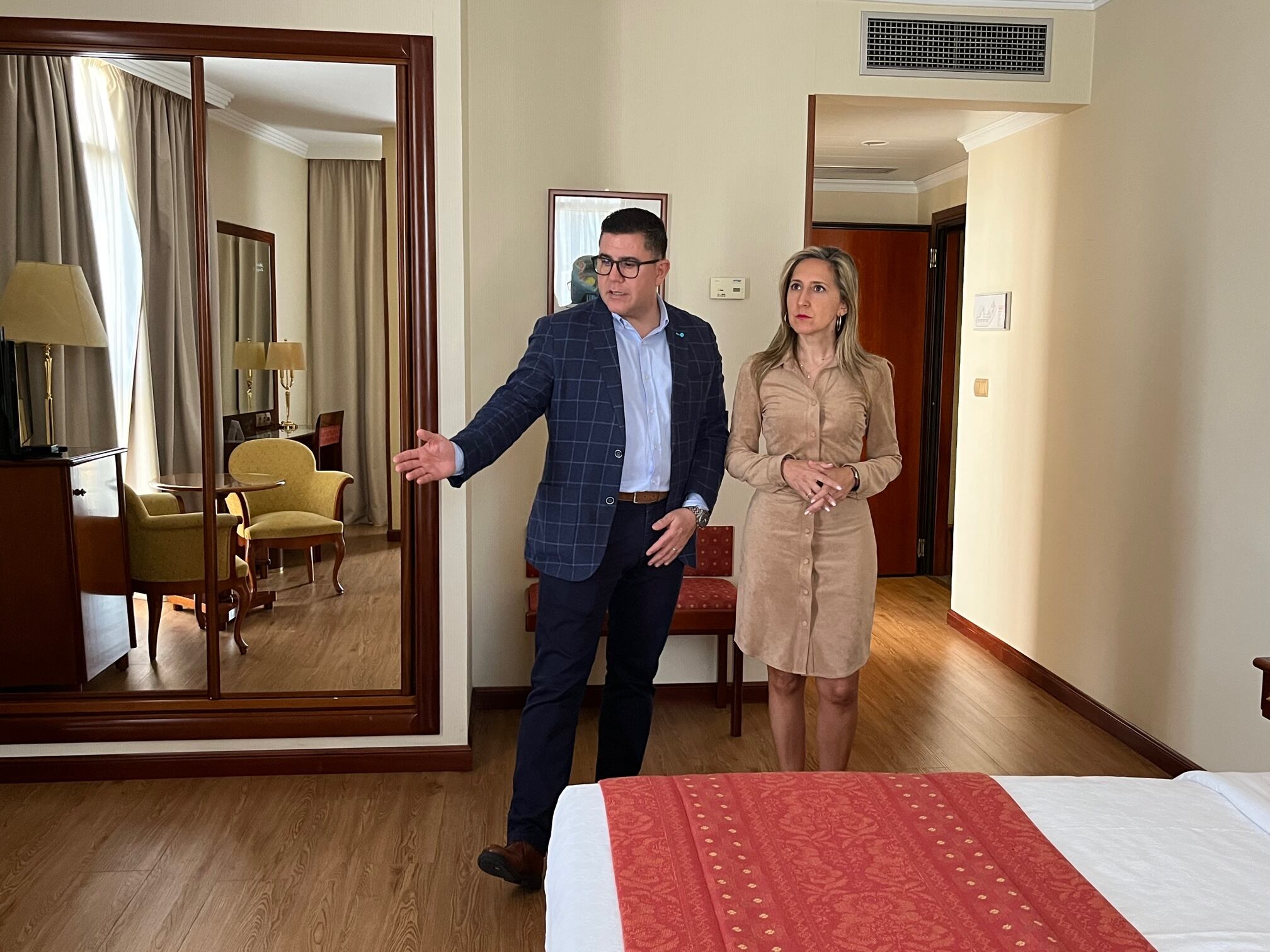 Martina Aneiros, este martes en el Gran Hotel de Ferrol