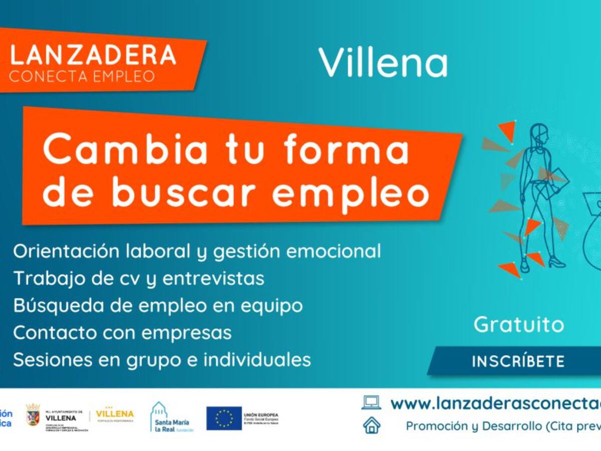 Comienza la nueva lanzadera "conecta empleo" de Villena