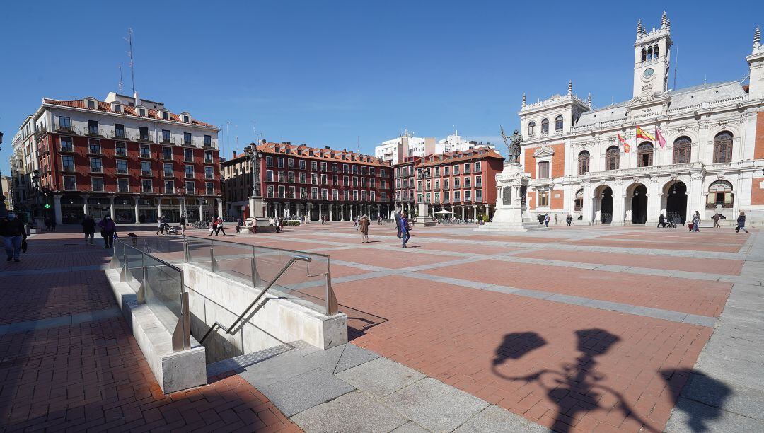 Acceso al aparcamiento de la Plaza Mayor