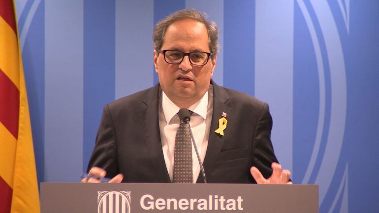 El presidente de la Generalitat Quim Torra