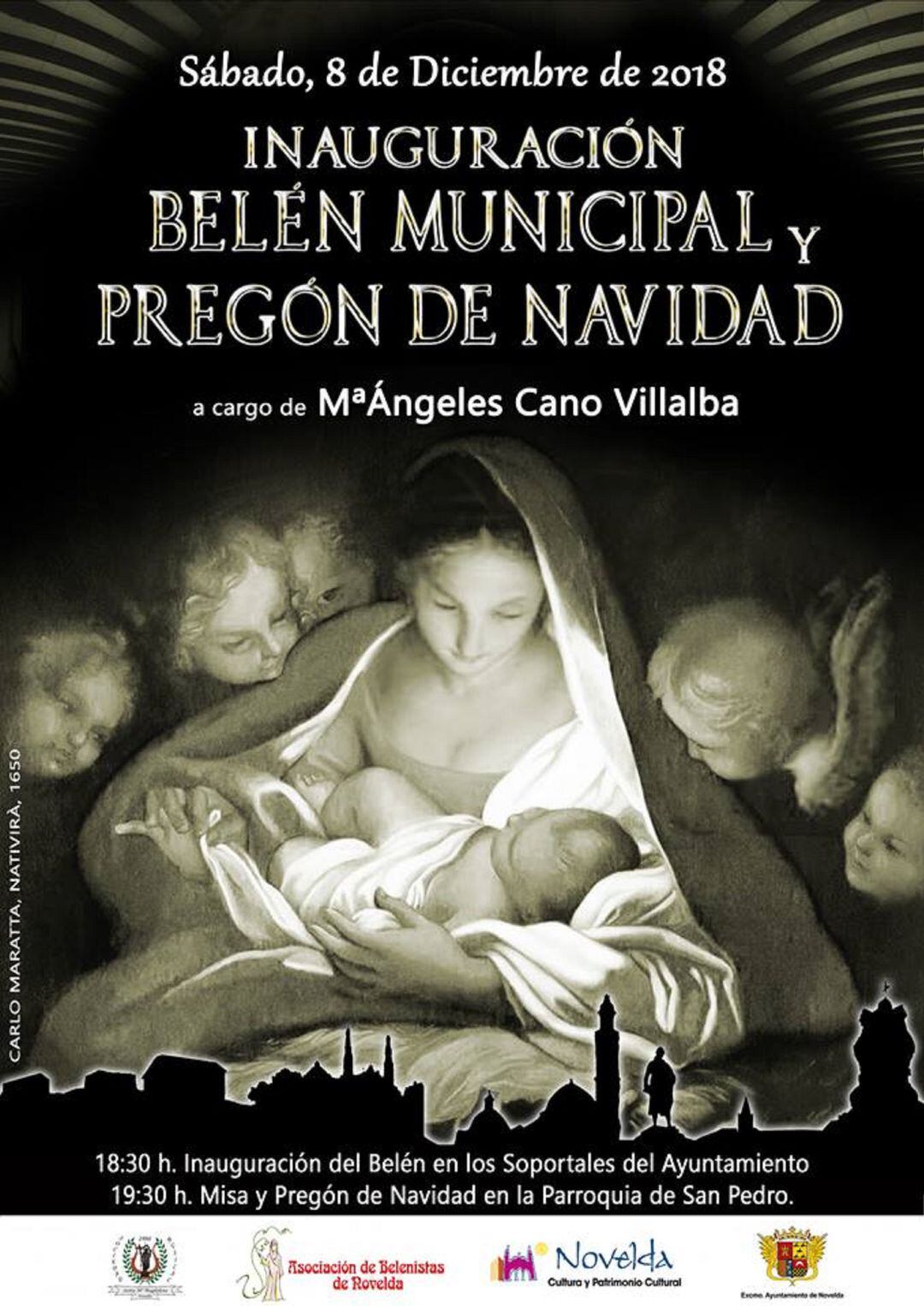 El belén de Novelda se inaugurará en los portales del ayuntamiento a las 18:30 horas