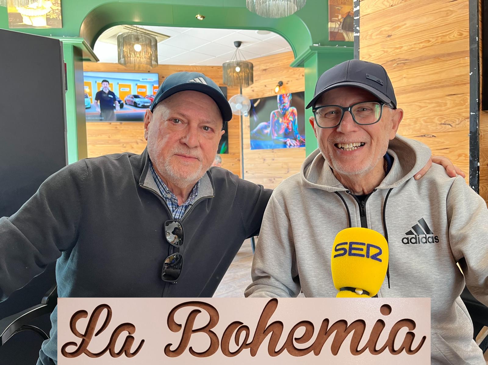 Los hermanos Jorge y Alfredo Alberola en La Bohemia