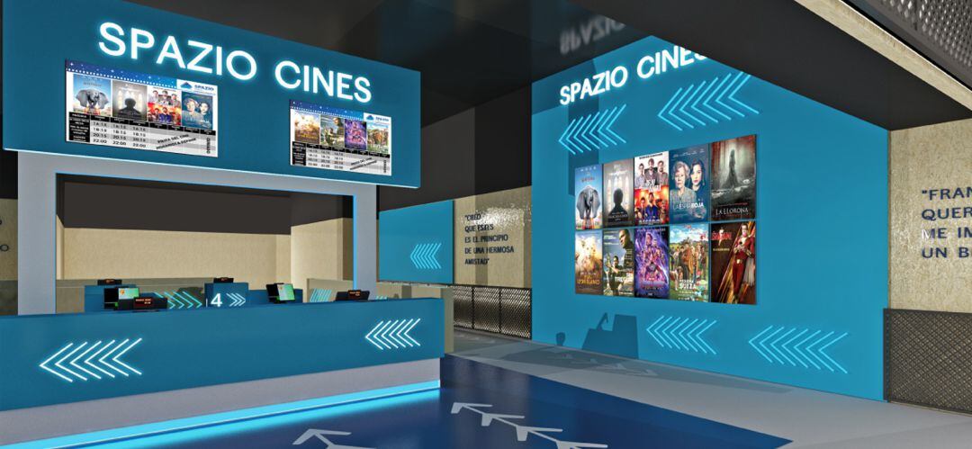 Así quedarán los cines de Parla.