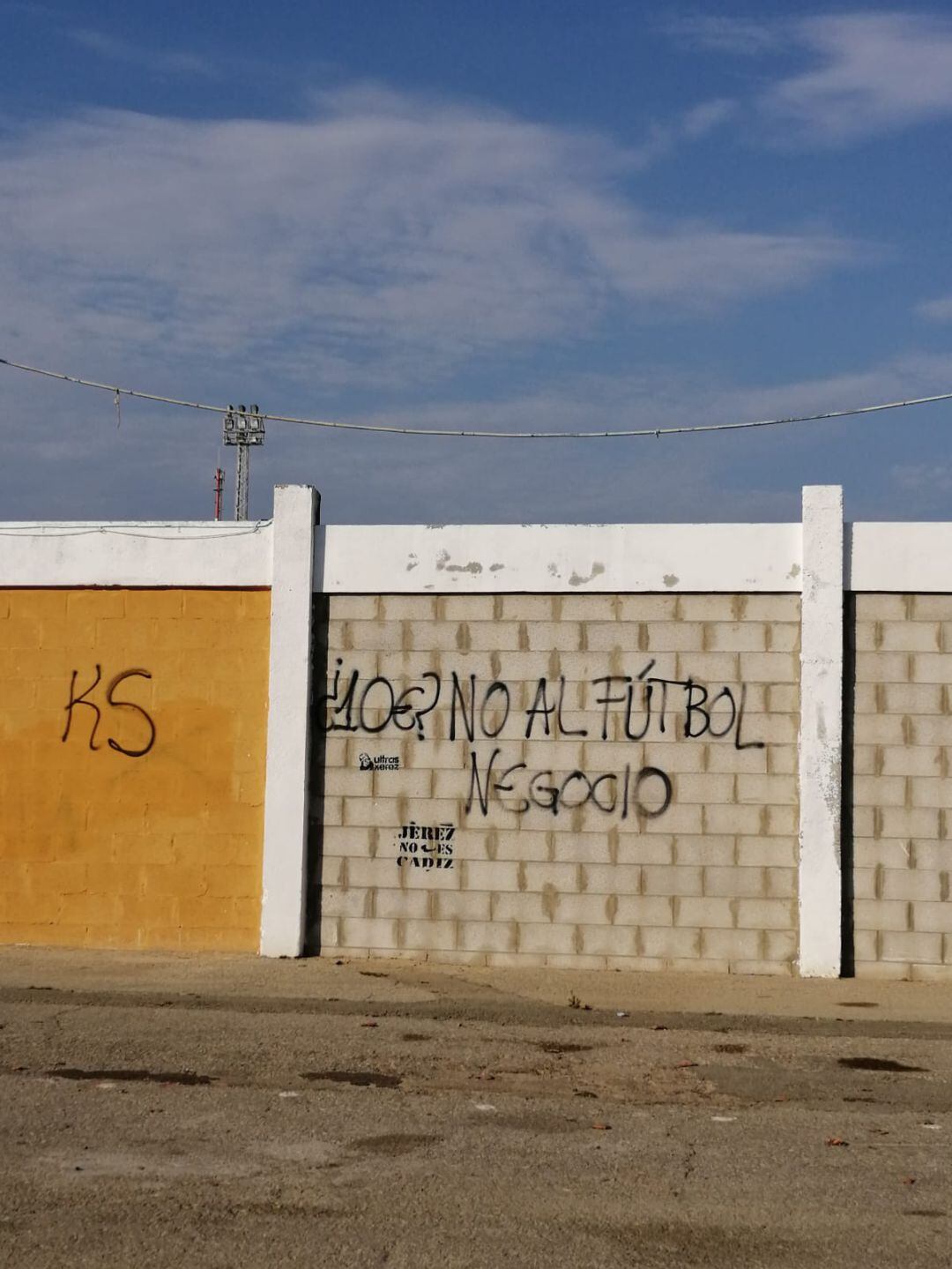 Pintadas en el Navarro Flores de Rota