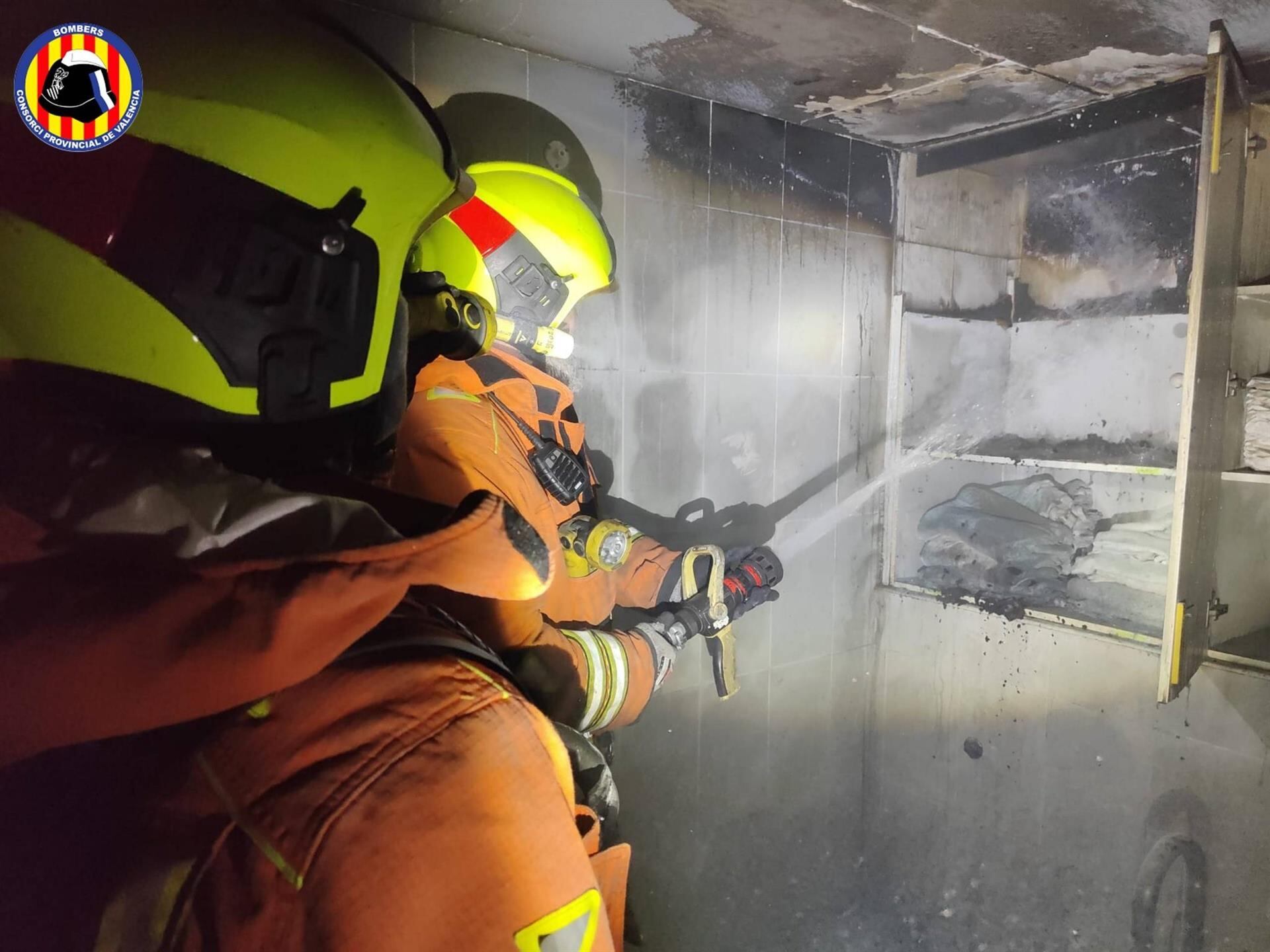 Incendio de una residencia de salud mental en La Pobla de Vallbona